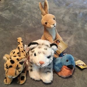 2/$20 Collectible Wildlife Plushies Including Realistic Birdsong